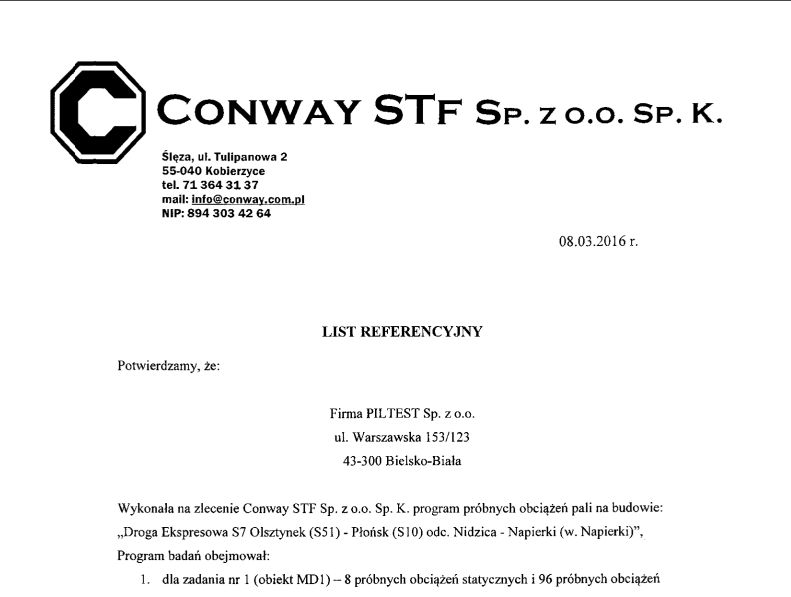 CONWAY STf Sp.z o.o.