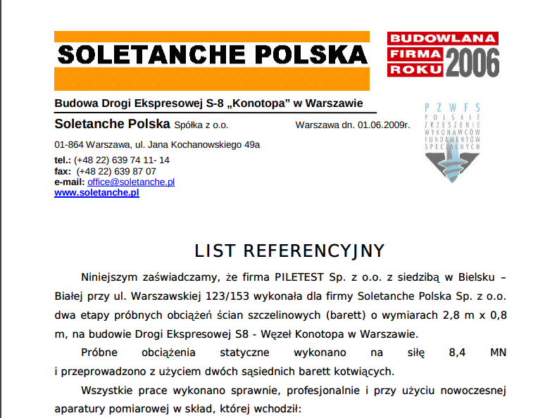 Solatanche Polska Sp. z o.o. 